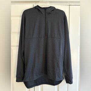 New Balance Men’s TENACITY Hooded 1/4 ZIP Pullover. Size Large